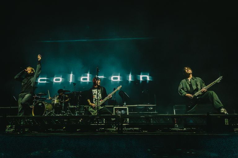 Coldrain performing live in Adelaide at AEC Arena